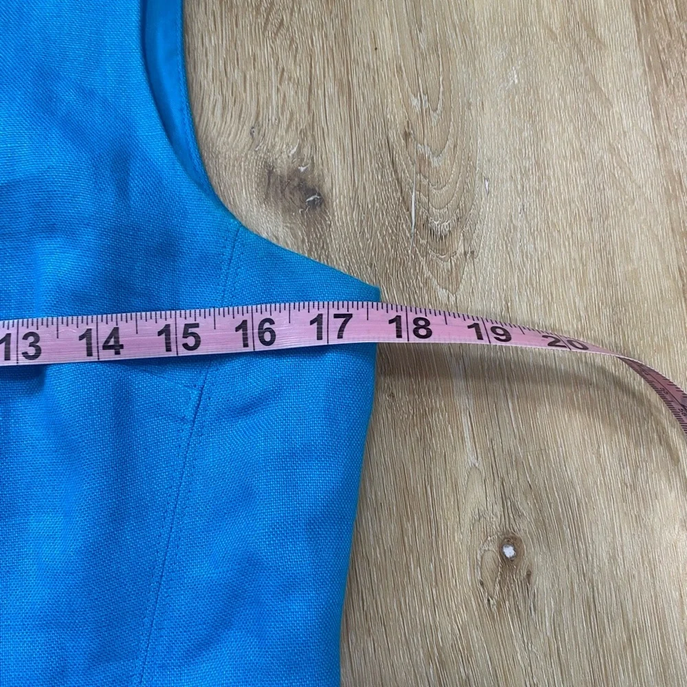 Talbots Linen Sheath Dress Size 4 - Picture 10 of 12